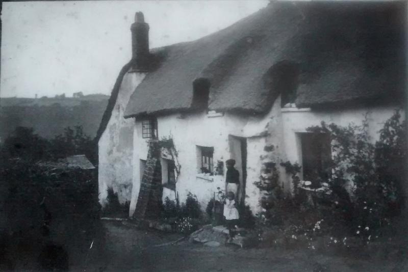 Old photo of Bickleigh cottage